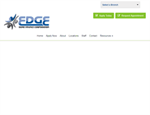 Tablet Screenshot of edgehomefinance.com